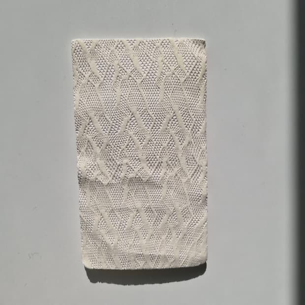 Kanebo Heart Love 아이보리 패턴 망사 팬티스타킹