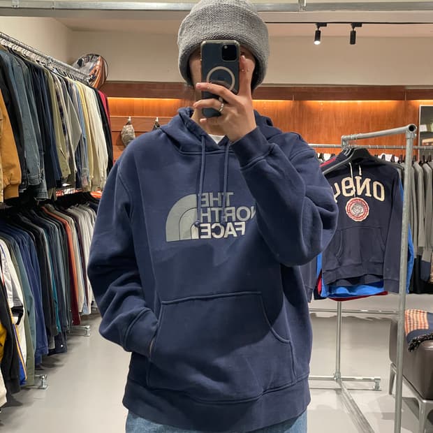 노스페이스 후드티셔츠