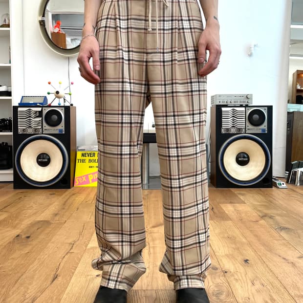 [44] 팩토텀 체크 이지 팬츠