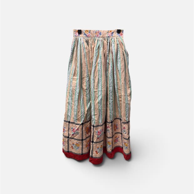 ISSEY SPORT (I.S.) 브랜드의 빈티지 꽃무늬 치마