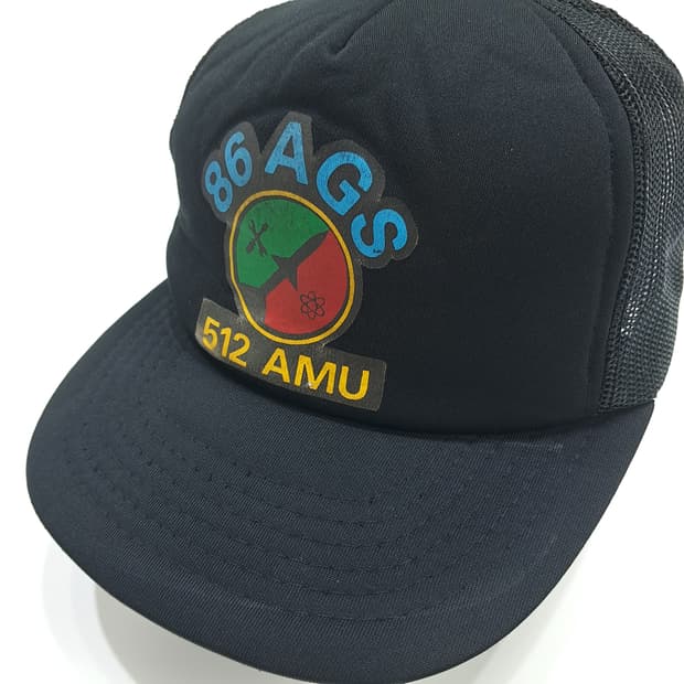 86 AGS 512 AMU 패치 메쉬 트러커캡 P1411
