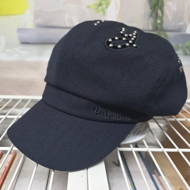 파리게이츠 여성 겨울골프모자 스터드 헌팅캡 가을~초겨울  KG46