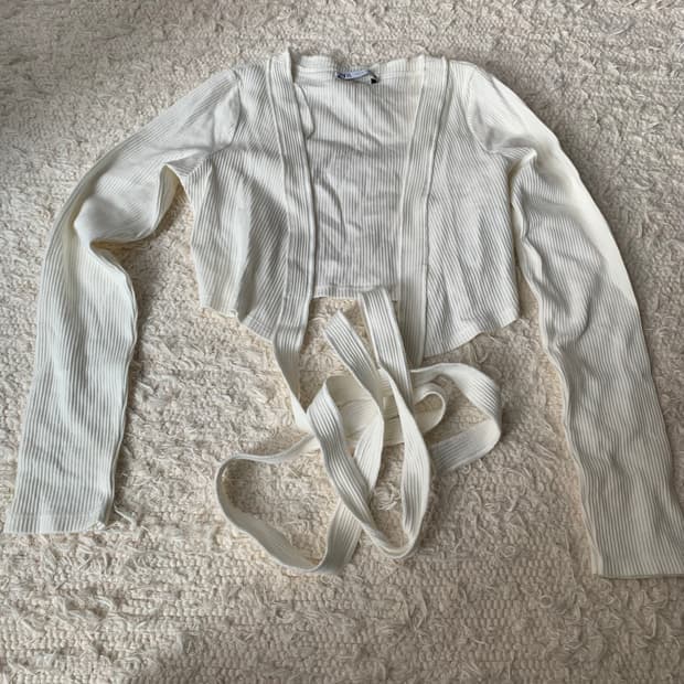 ZARA 자라 여름 볼레로 랩 가디건