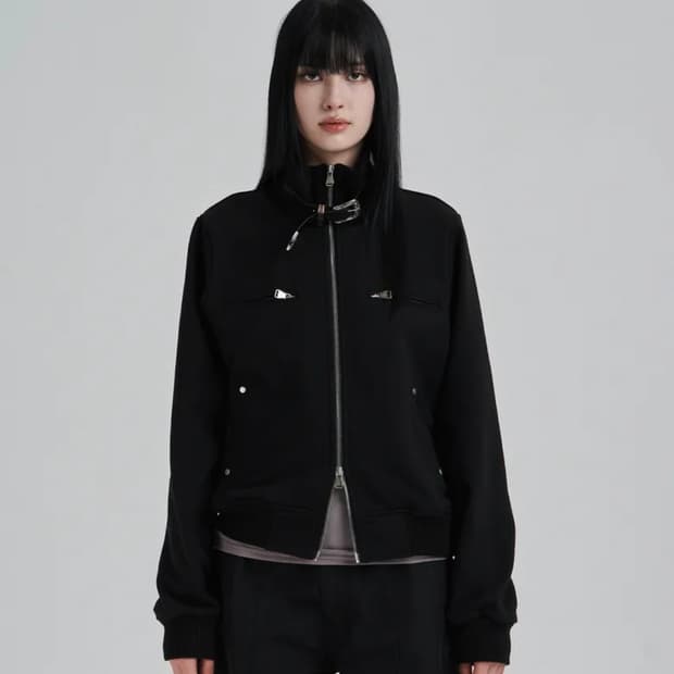 일리오 하이넥 블루종