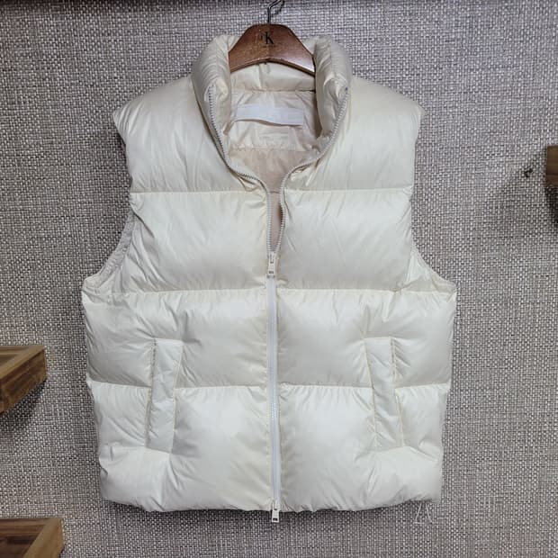 100사이즈 플랙 오리털 패딩 조끼 베스트 