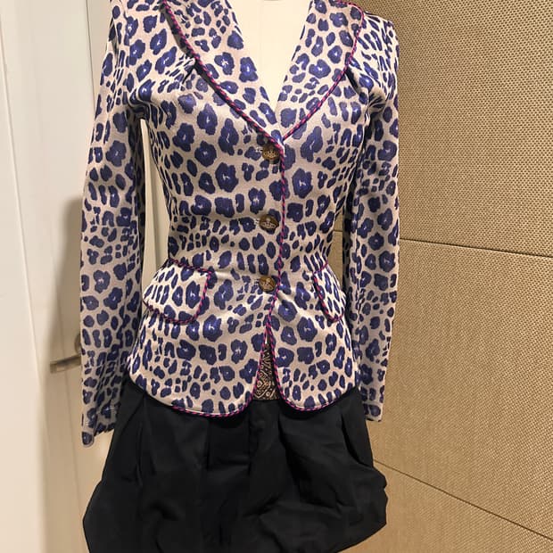 비비안웨스트우드 레드라벨 나나 갸루호피무늬 자켓