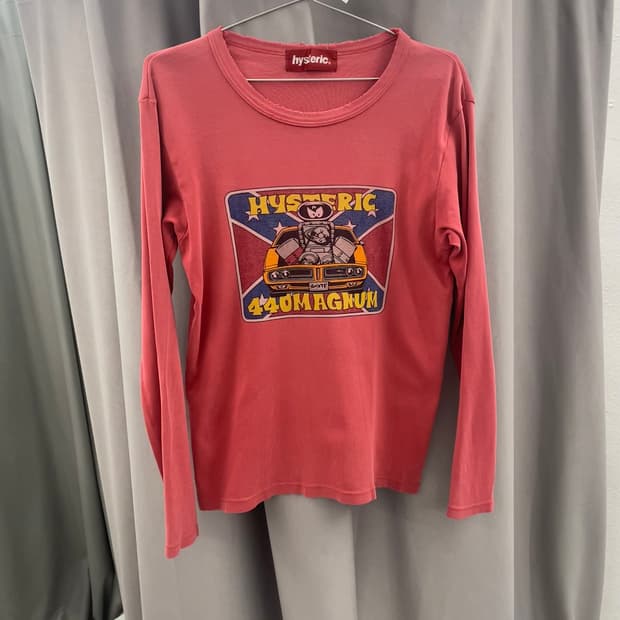 히스테릭글래머 데미지 프린팅 슬리브 