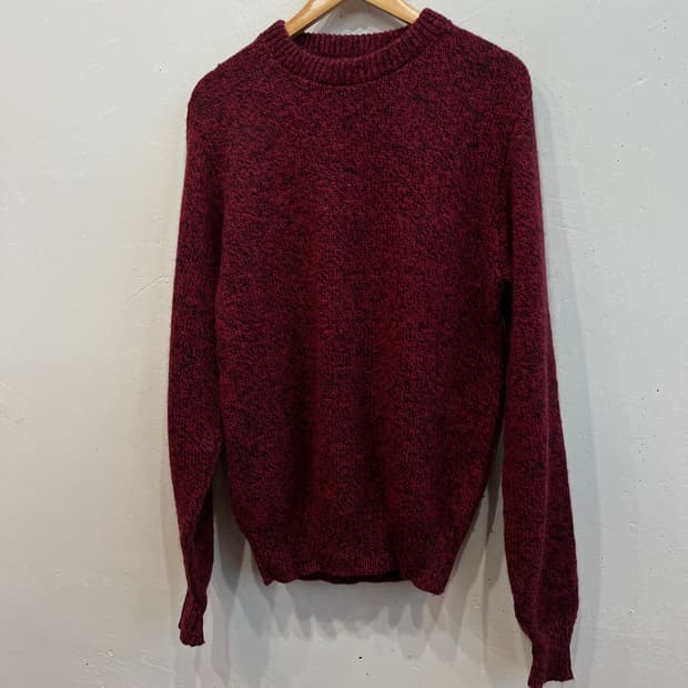 LANDS END 울 니트 스웨터 Made in USA 