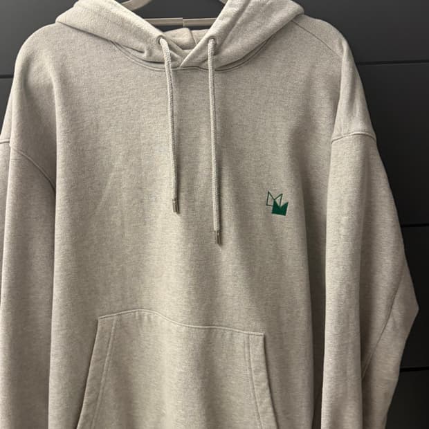 솔리드옴므 오버핏후드티