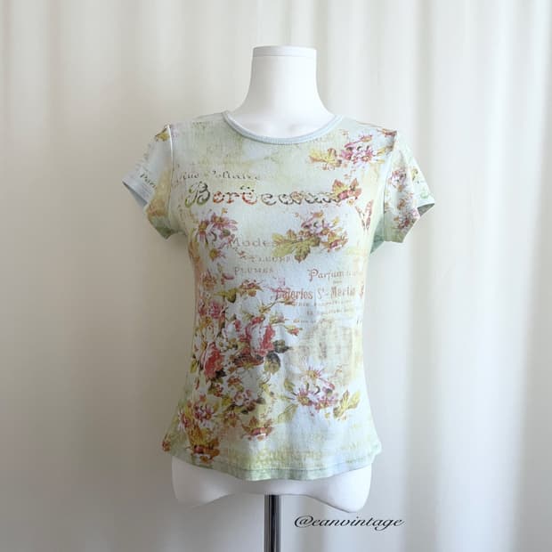 fairy antique nature printed top