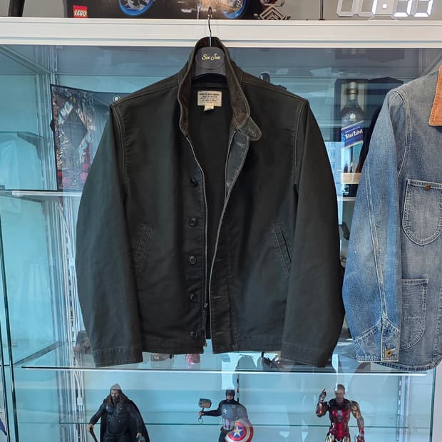 RRL 더블알엘 코듀로이 칼라 코튼 덱 자켓 판매