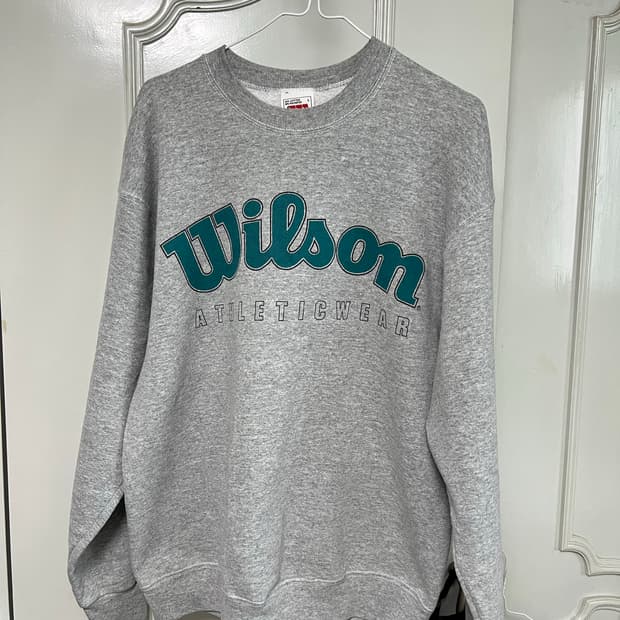 Wilson 윌슨 빈티지 맨투맨 그레이 Made in USA L (XL)