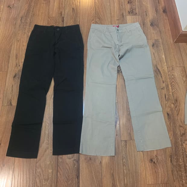 디키즈 Dickie/ Arizona  면바지 베이지/블랙 허리 28 일괄