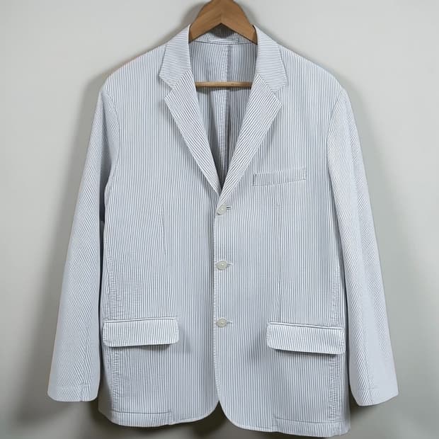 105 UNIQLO 유니클로 스트라이프 간절기 자켓