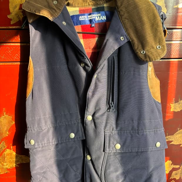 꼼데가르송 준야 와타나베 패딩조끼