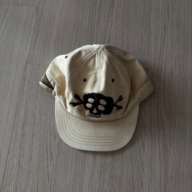 캐피탈 레인스컬캡 베이지