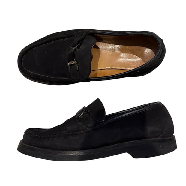 페라가모 Ferragamo 스웨이드 간치니 로퍼