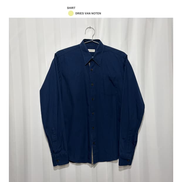 드리스반노튼 셔츠