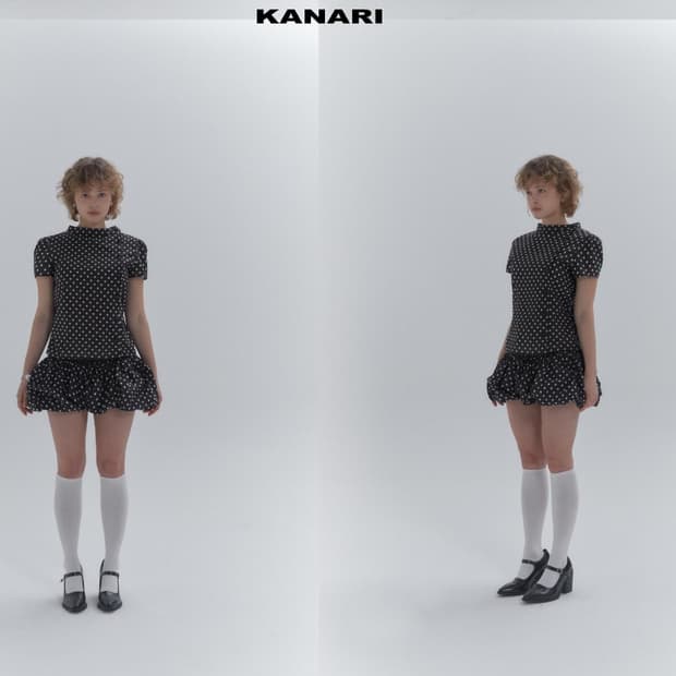 kanari 벌룬 팬츠_ 도트