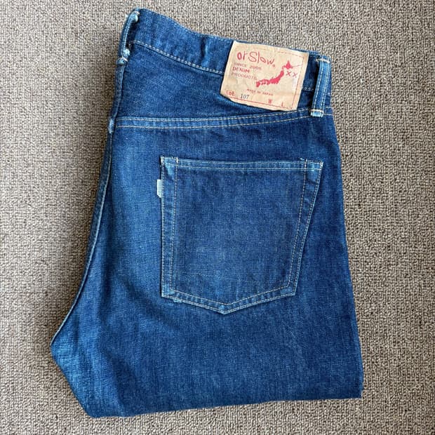 Orslow 107 one wash 오어슬로우 107 원워시 데님팬츠
