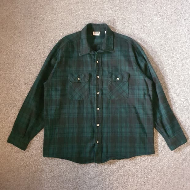 90s 파이브 브라더 헤비웨이트  플라넬 셔츠