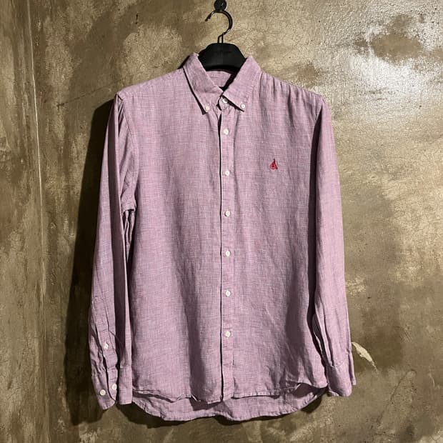 빈폴 린넨 체크셔츠