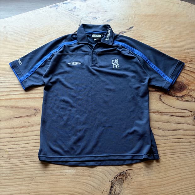 00s 첼시 엄브로 트레이닝 폴로 셔츠