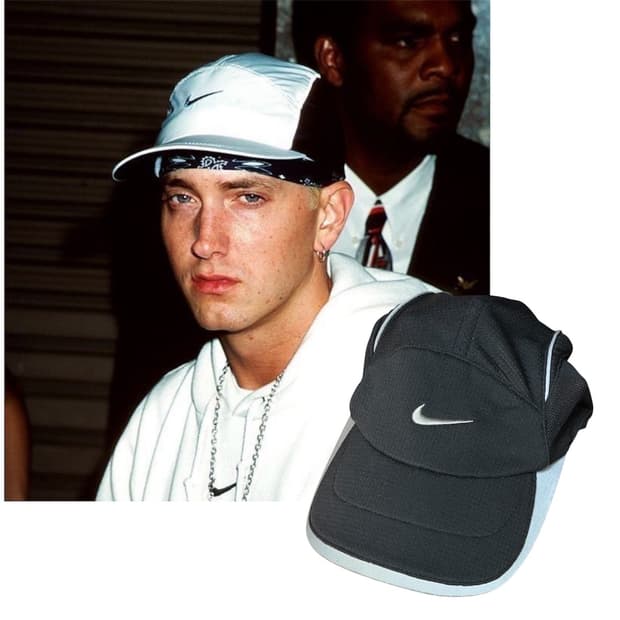00s 나이키 아카이브 에미넴 참새캡 스카치 볼캡 블랙버전