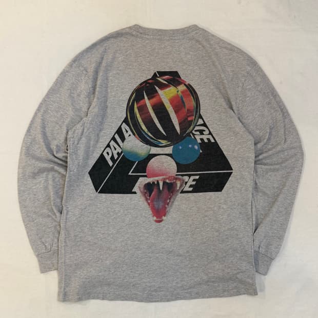 팔라스 샌스 트라이퍼그 롱슬리브 티셔츠 그레이