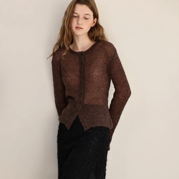 앤니즈 알파카 가디건