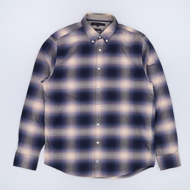 [M] 타미힐피거 뉴욕핏 그라데이션 체크 셔츠 남방 3984
