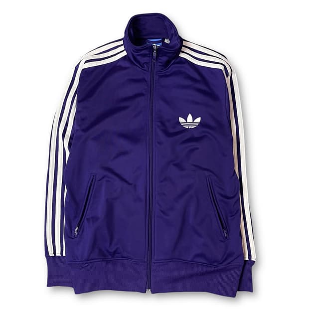 아디다스 퍼플 구 파이어버드 트랙탑 져지 S
