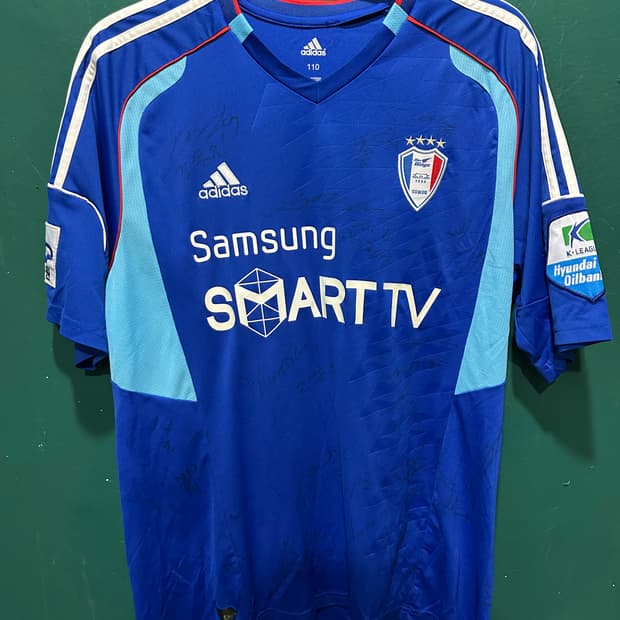 아디다스 수원삼성 싸인 오범석 유니폼110