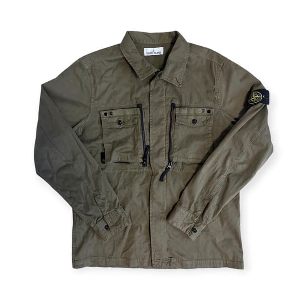 스톤아일랜드 수피마 코튼 TC오버셔츠