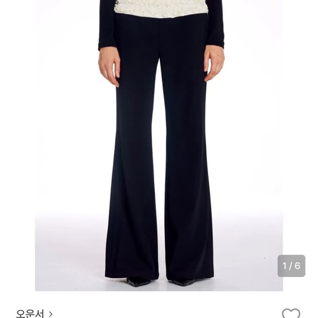 (구 런웨이티켓) 오운서 레이스 아이싱 팬츠 S