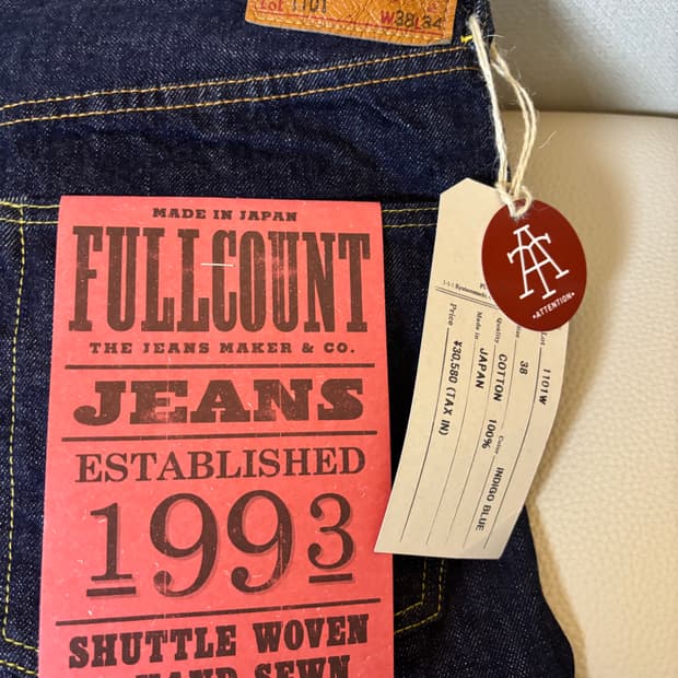 풀카운트 1101w 38