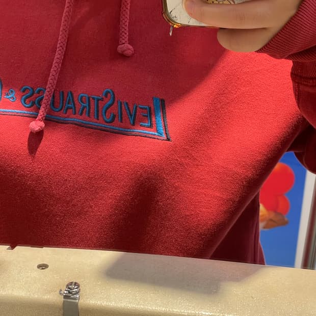 리바이스 자수 로고후드 (95)