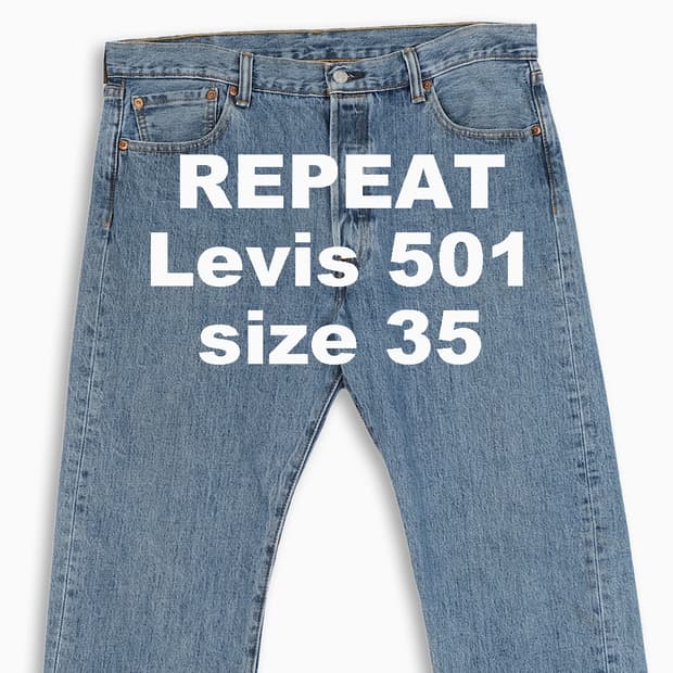 빈티지 리바이스 501 중청 35 사이즈 LV50136234