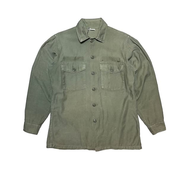 70s Us Army 미군 Og107 샤틴 셔츠
