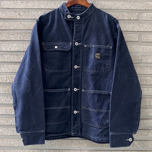 [M]90's L.C. KING 포인터 USA Made 캔버스 워크 자켓