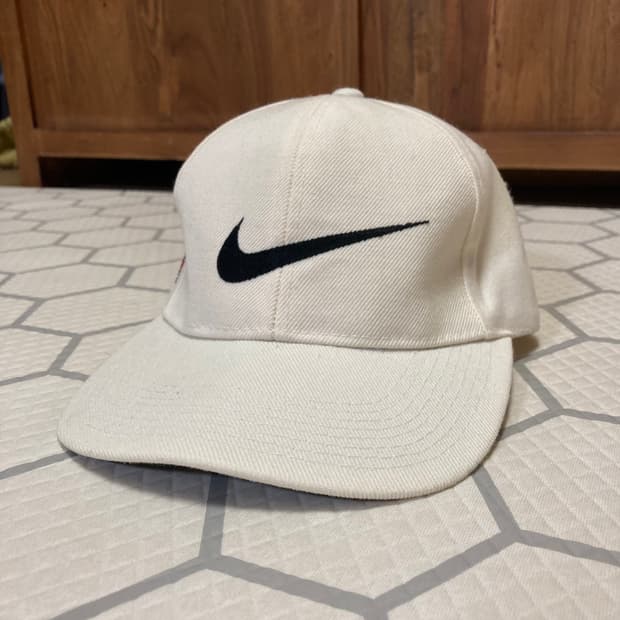 90s 나이키 빈티지 TEAM NIKE  캡 화이트 ( 뉴진스 민희진 )