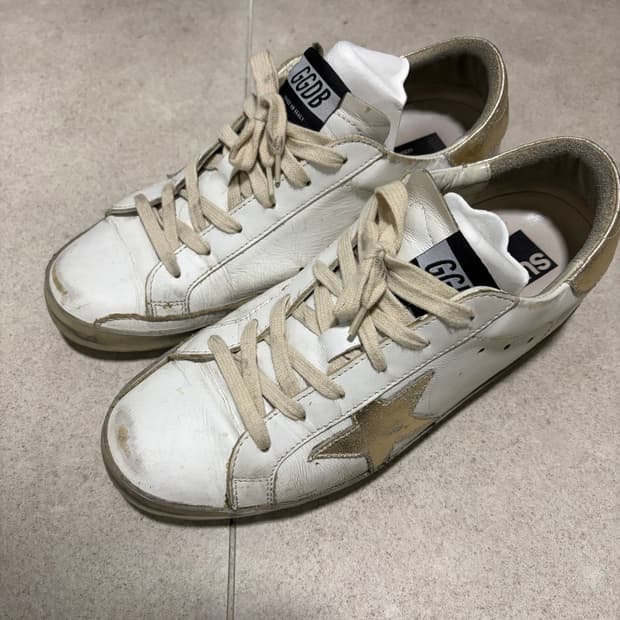 골든구스 화이트골드 스타 스니커즈 39(250~255)