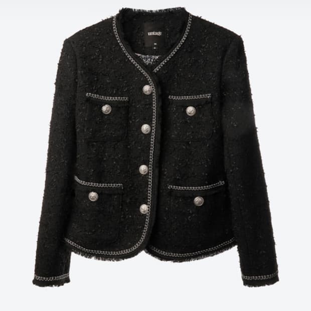 Untage 언티지 트위드 자켓 (착샷o)