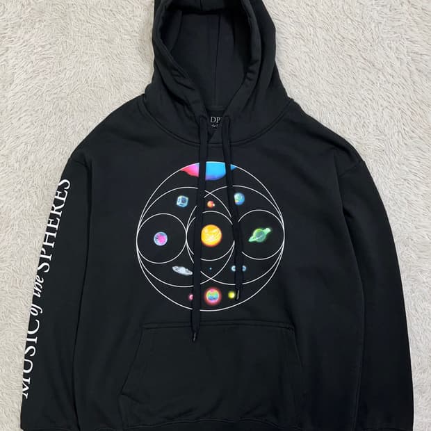 콜드플레이 콘서트 후드 티셔츠/#2587