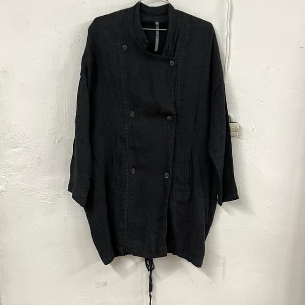 트랜짓 린넨 코트 자켓