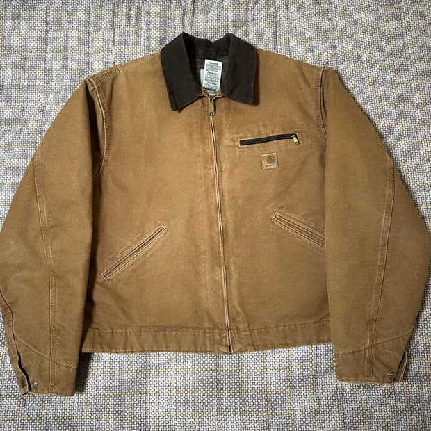 칼하트 j97 brn L 디트로이트 자켓
