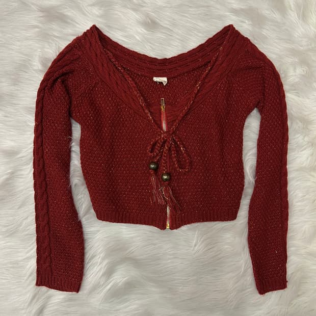 d.i.a detail knit 다이아 끈 디테일 니트