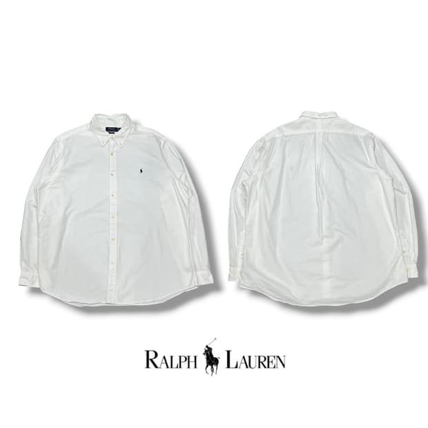 폴로 랄프로렌 화이트셔츠 s08617