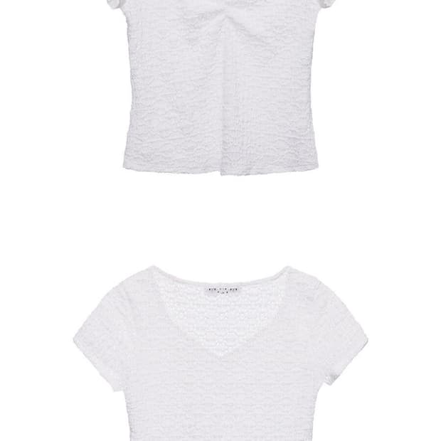 레이브 Lace Ribbon Top