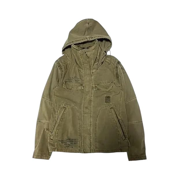 아비렉스 빈티지 U.S. Army 후드 파카 자켓